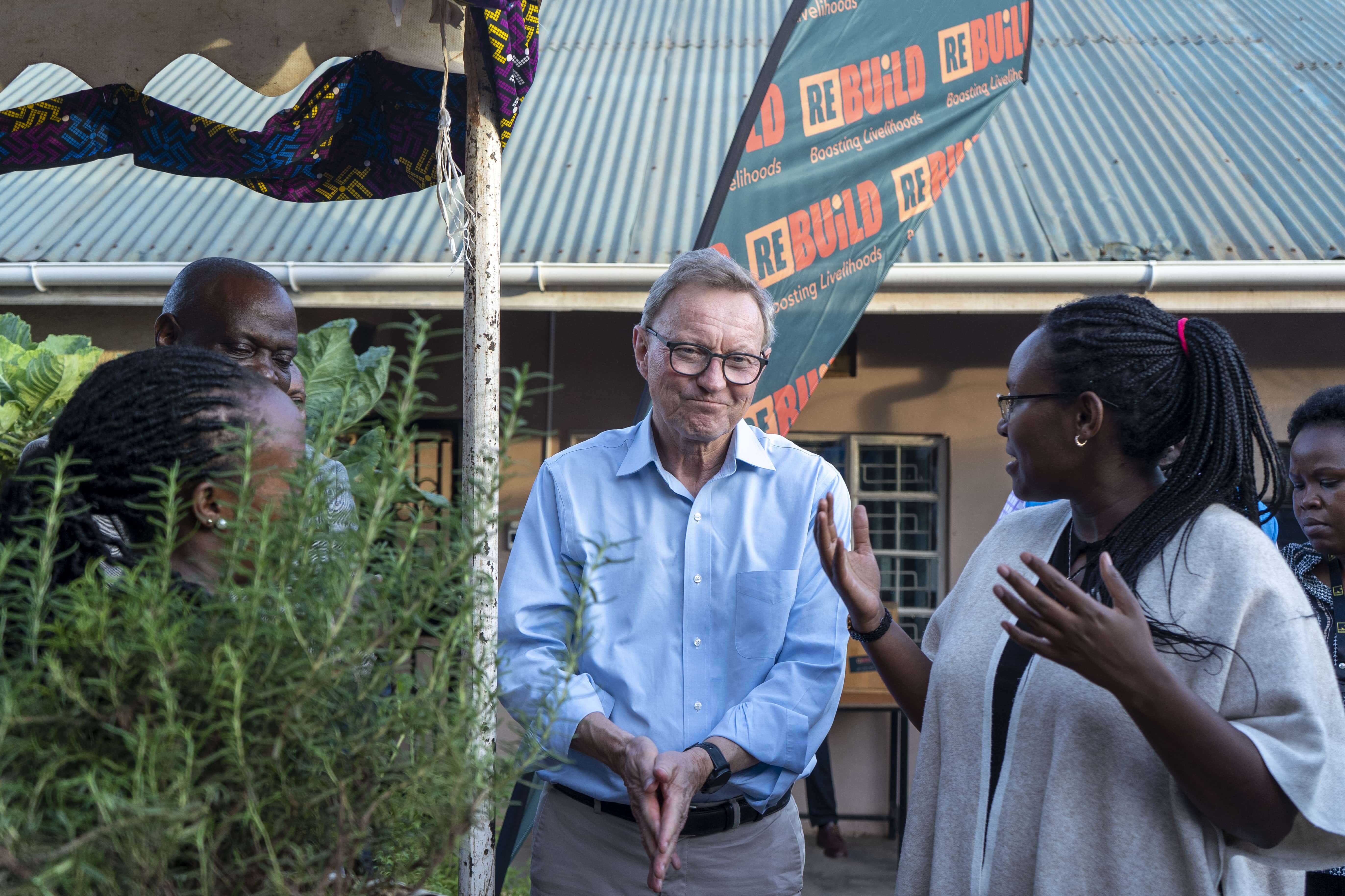 IKEA Foundation CEO visits ReBuild Program in Uganda ReBUiLD